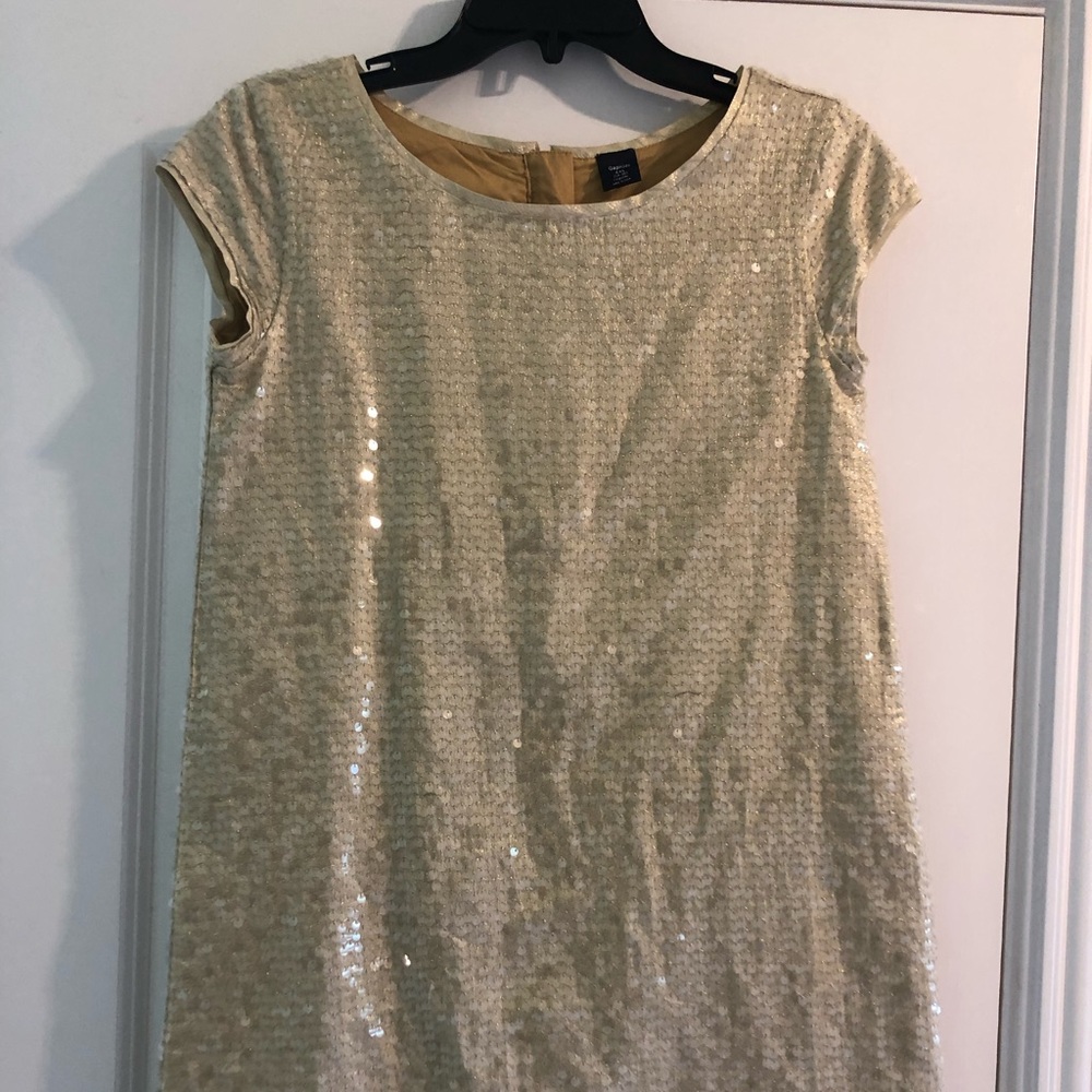 Gapkids Gold shimmer dress